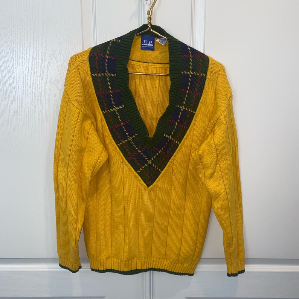 Vintage Evan Picone Cotton Golf Sweater Unisex